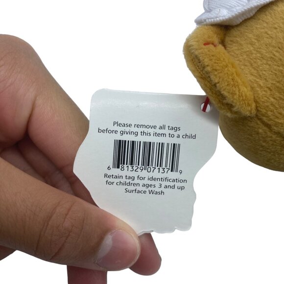 Team Beans Armed Forces Navy Teddy Bear Plush Stuffed Animal Toy 8" NWT - Picture 5 of 8